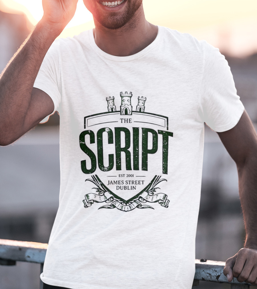 The Script James Street Dublin 2026 Tour Crest T-Shirt