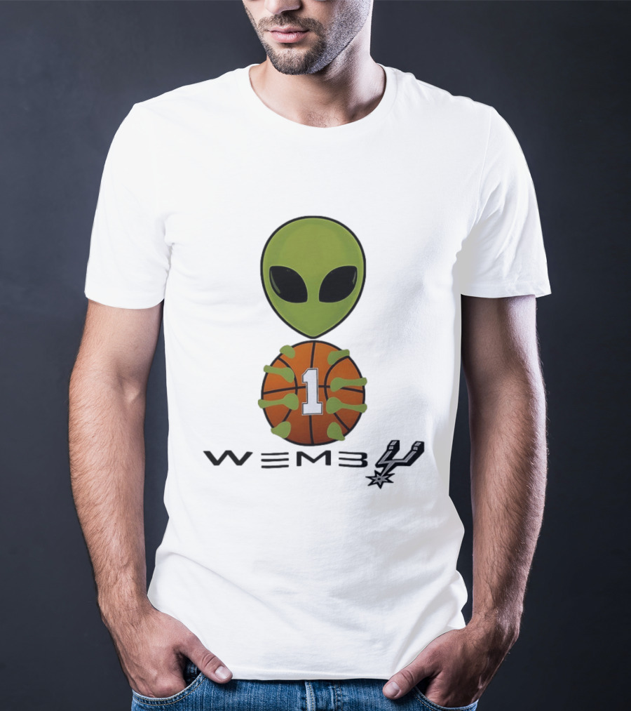 Wemby Alien Victor Wembanyama San Antonio Spurs NBA Basketball Alien T-Shirt