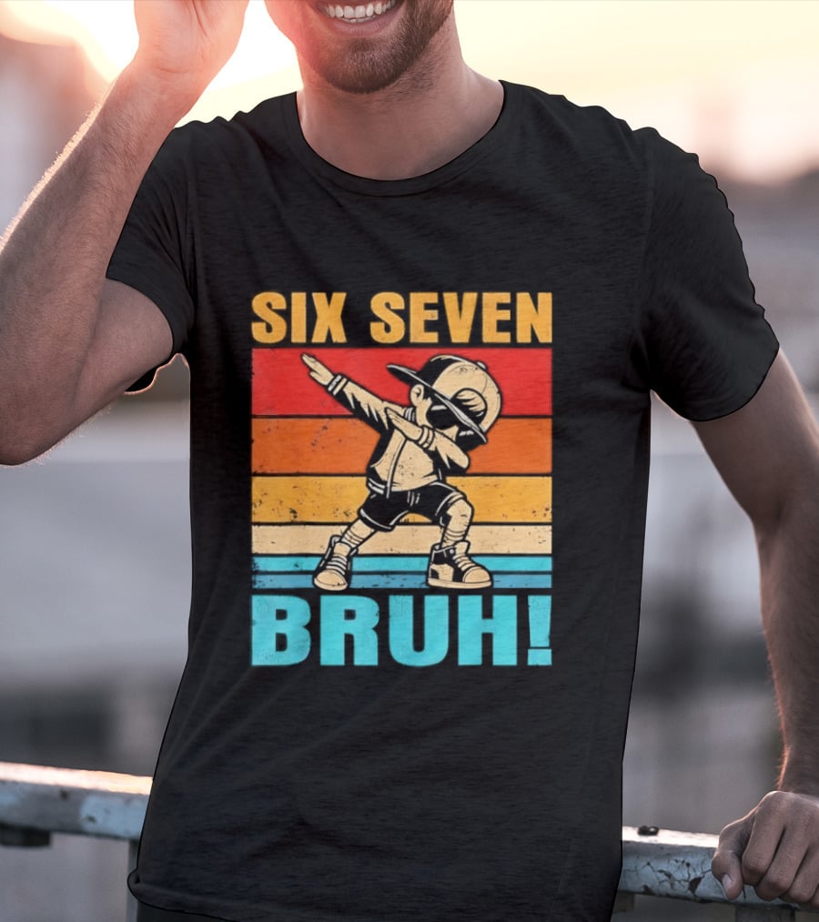 Six Seven Birthday Dab Bruh Kid T-Shirt