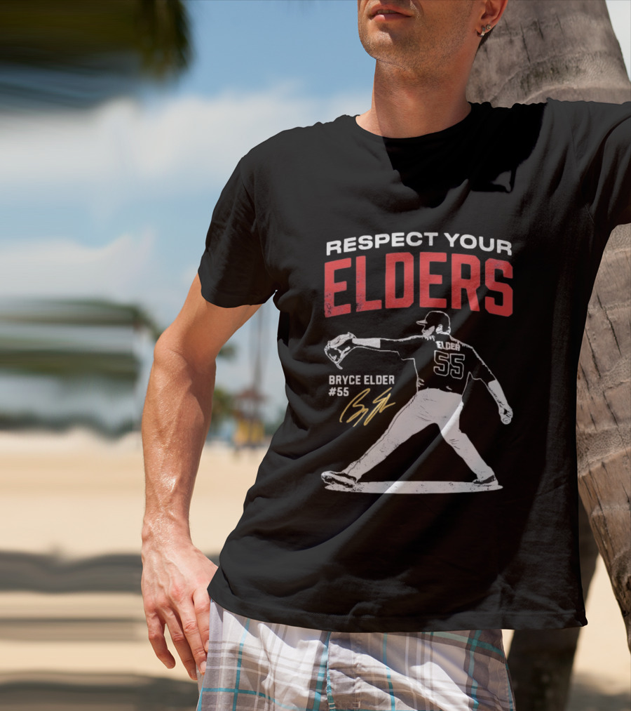 Respect Your Elders Bryce Elder #55 Atlanta T-Shirt