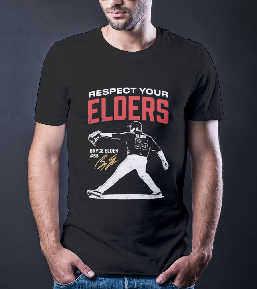 Respect Your Elders Bryce Elder #55 Atlanta T-Shirt