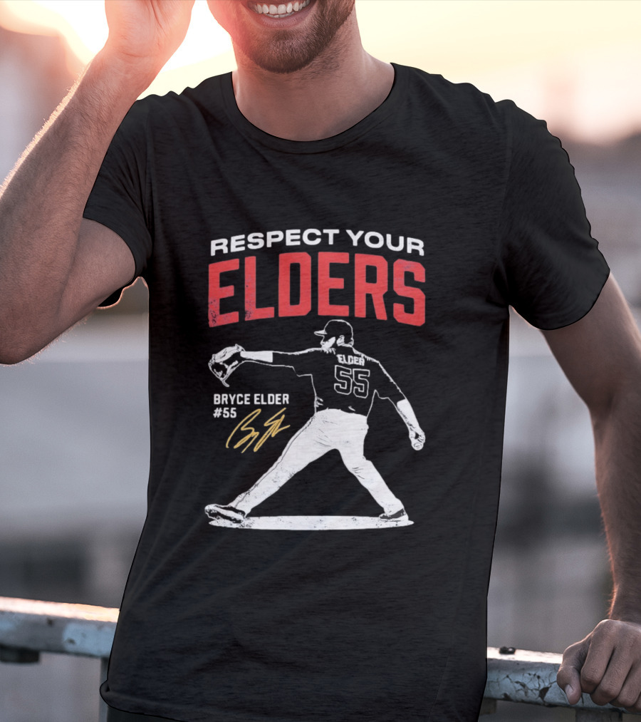 Respect Your Elders Bryce Elder #55 Atlanta T-Shirt