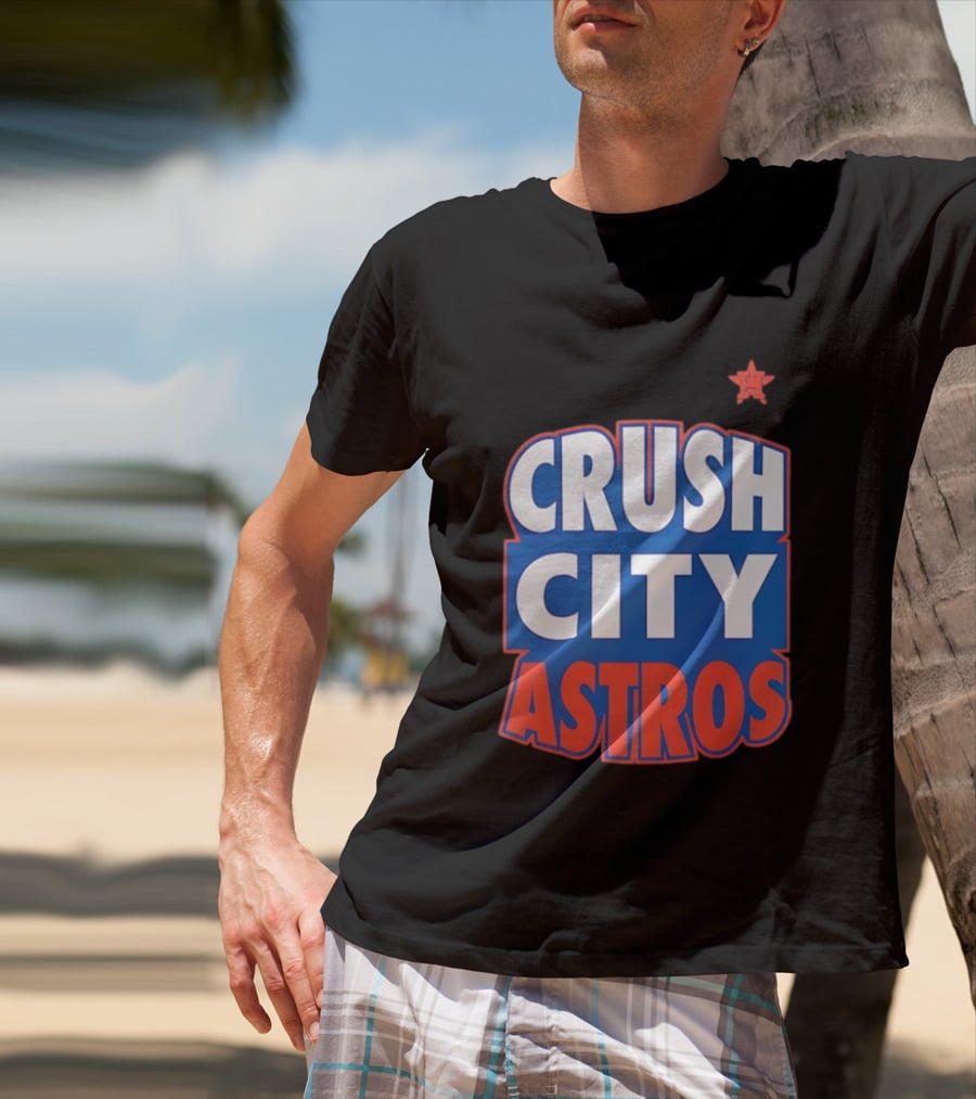 Houston Astros Crush City Astros Baseball Fan T-Shirt