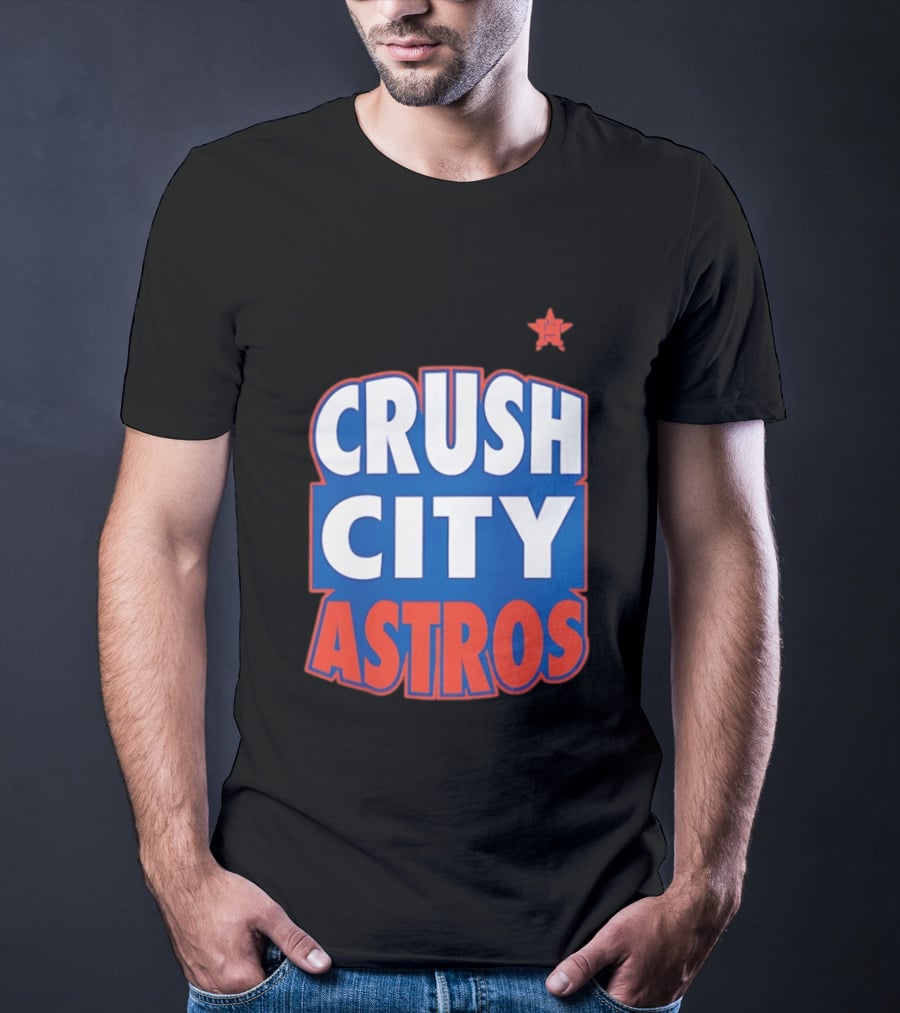 Houston Astros Crush City Astros Baseball Fan T-Shirt