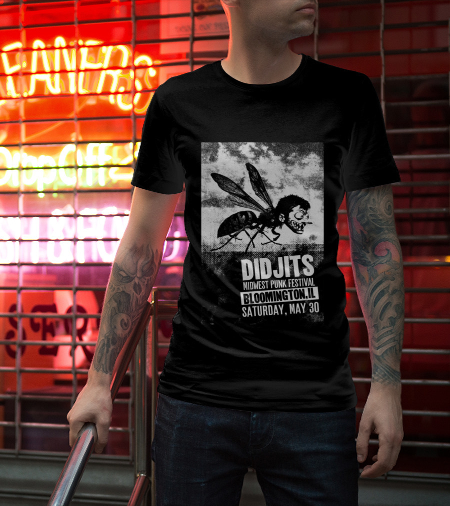 Didjits Midwest Punk Festival Bloomington IL Saturday May 30 T-Shirt