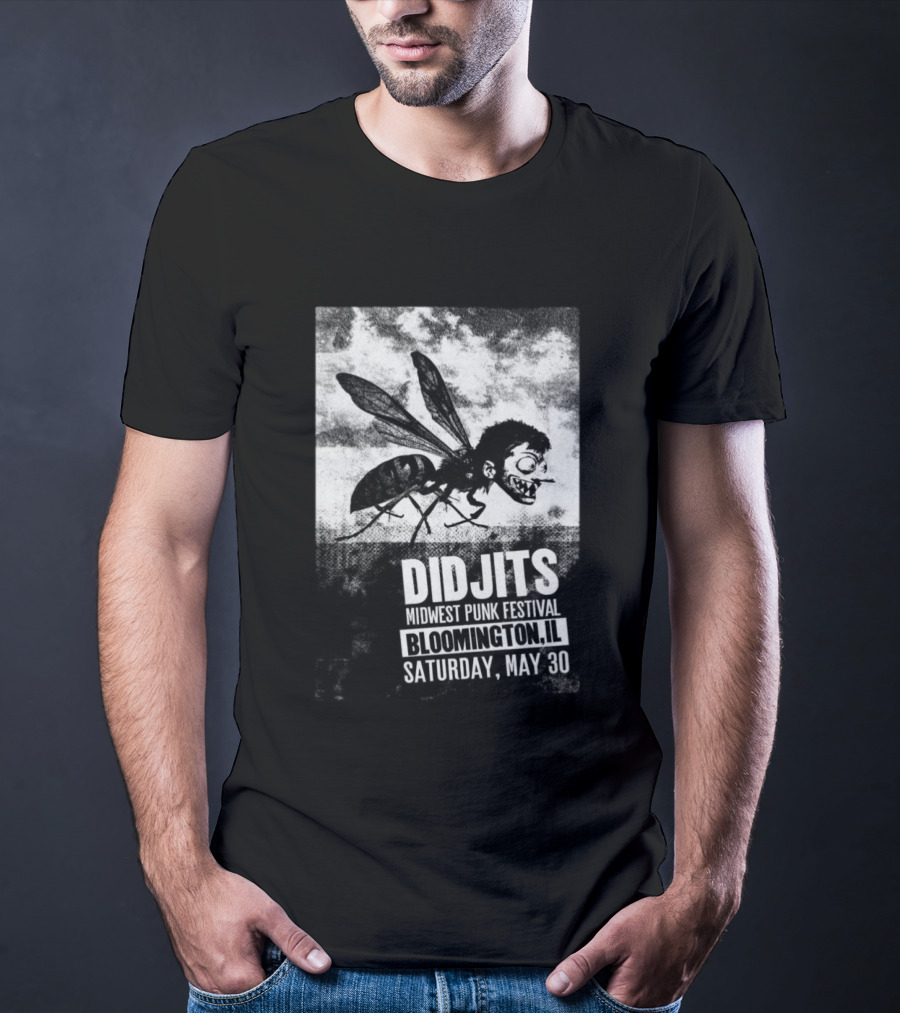 Didjits Midwest Punk Festival Bloomington IL Saturday May 30 T-Shirt