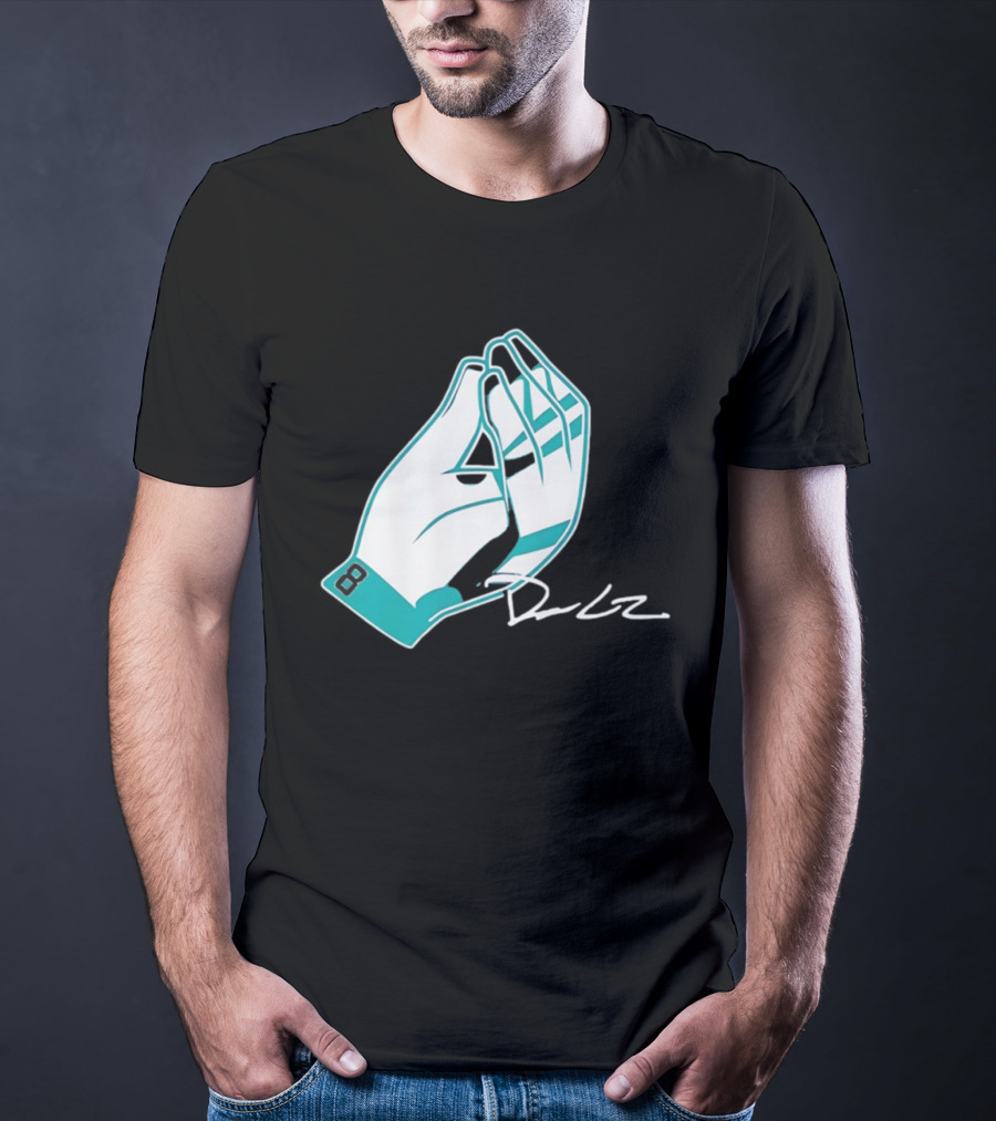 Dominic Canzone Seattle Mariners Che Vuoi Hand Gesture 8 Signature T-Shirt