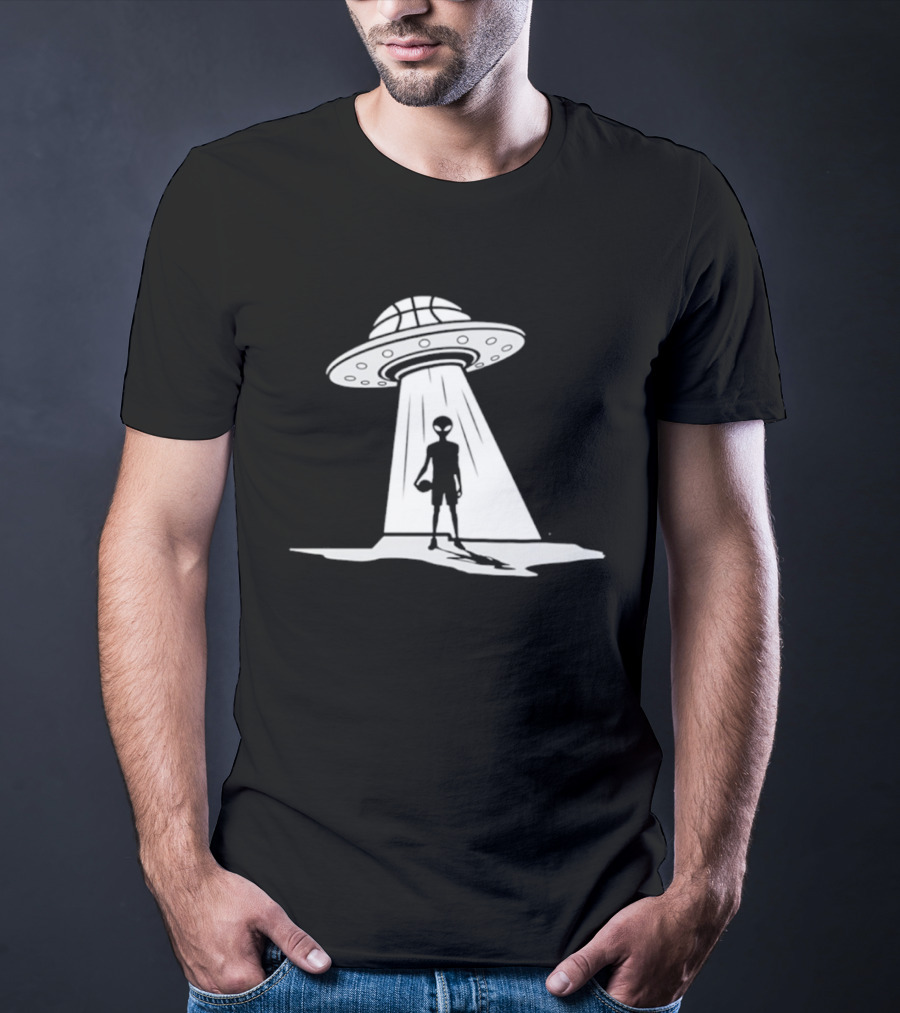 Victor Wembanyama Spurs UFO Alien Encounter T-Shirt