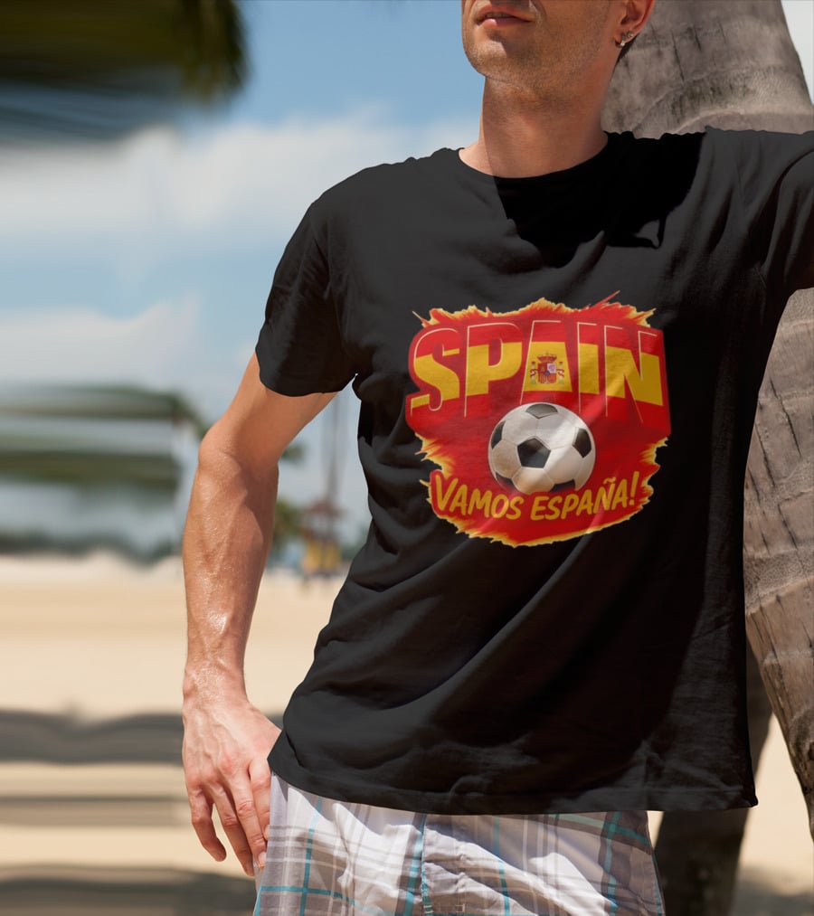 Spain Vamos España Soccer Ball T-Shirt