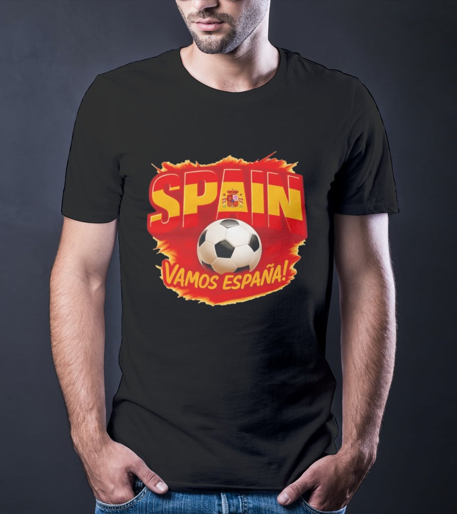 Spain Vamos España Soccer Ball T-Shirt