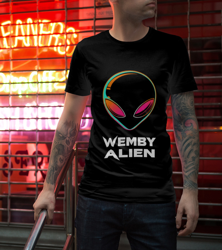 Wemby Alien San Antonio Spurs Fiesta Extraterrestrial Edition T-Shirt