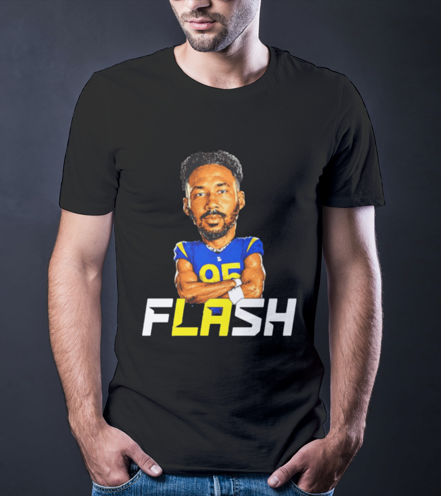 Los Angeles Rams Flash 95 Poona Ford T-Shirt