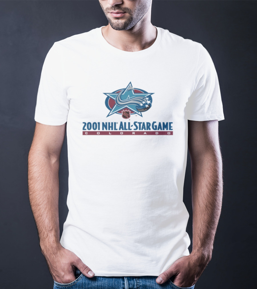 2001 NHL All Star Game Colorado Avalanche T-Shirt