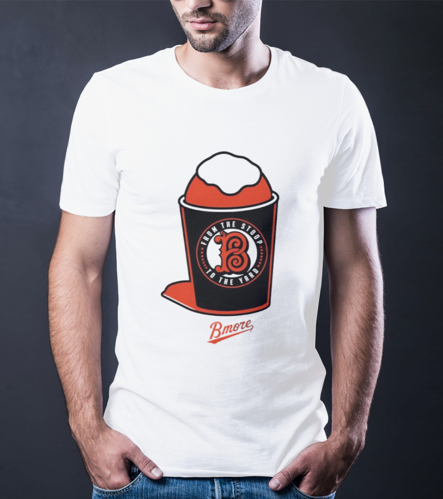 Baltimore Orioles From The Stoop To The Yard Bmore SnoCone T-Shirt