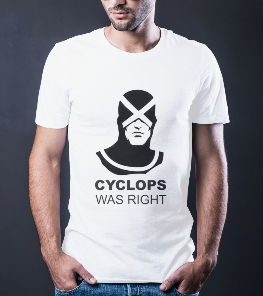 Cyclops Was Right X Men Marvel Comics T-Shirt