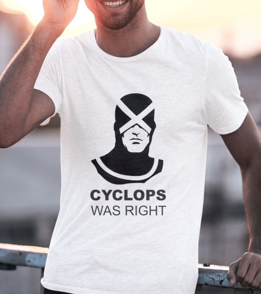Cyclops Was Right X Men Marvel Comics T-Shirt
