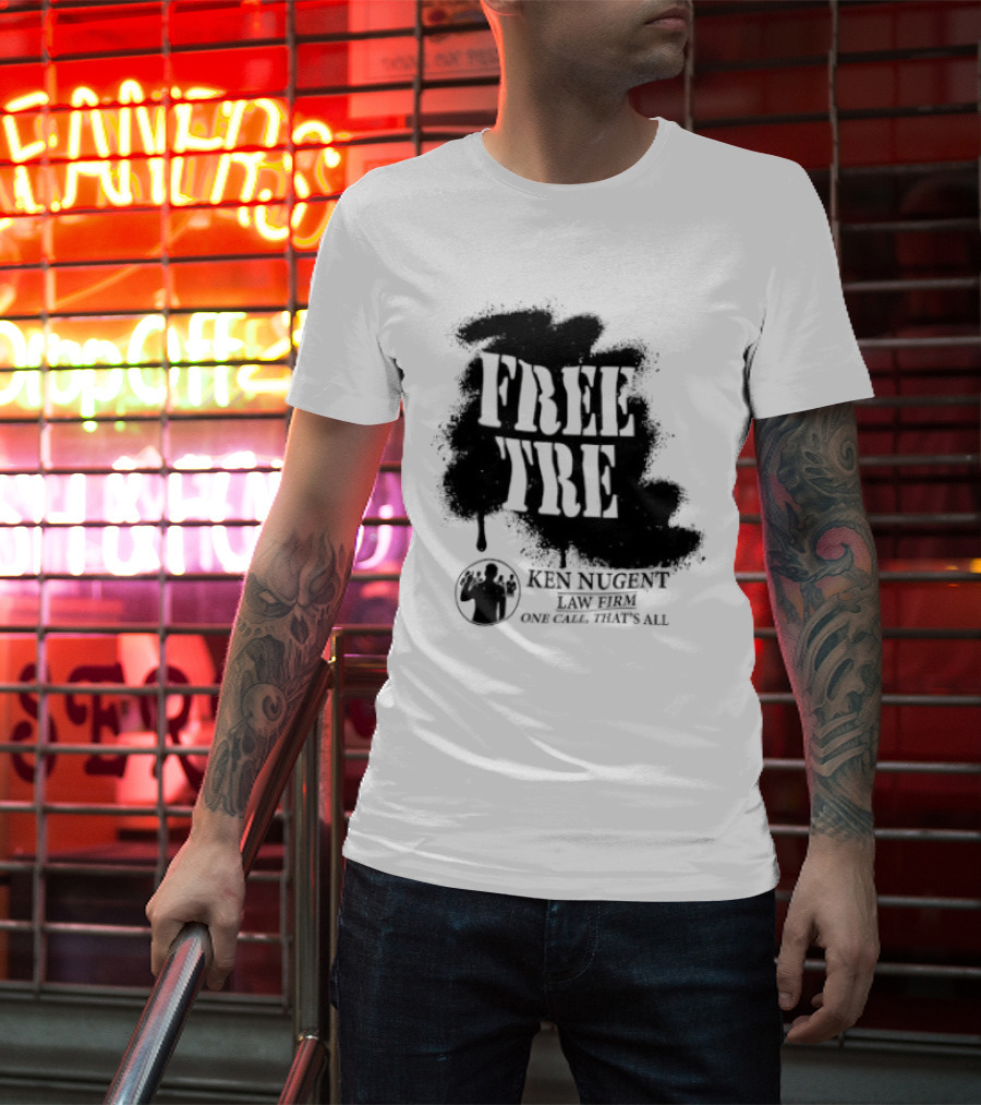 Free Tre Ken Nugent One Call That's All T-Shirt
