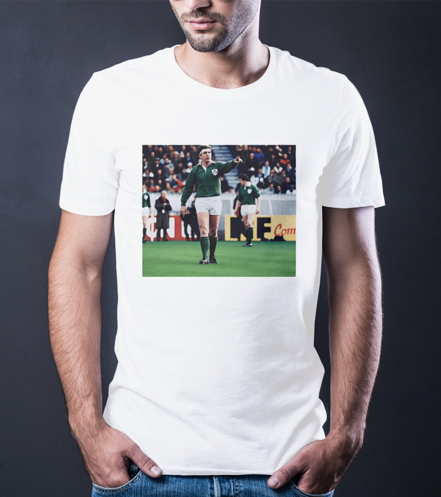 Irish Rugby Mourns Fergus Slattery Former Ireland Captain And Lions Flanker T-Shirt
