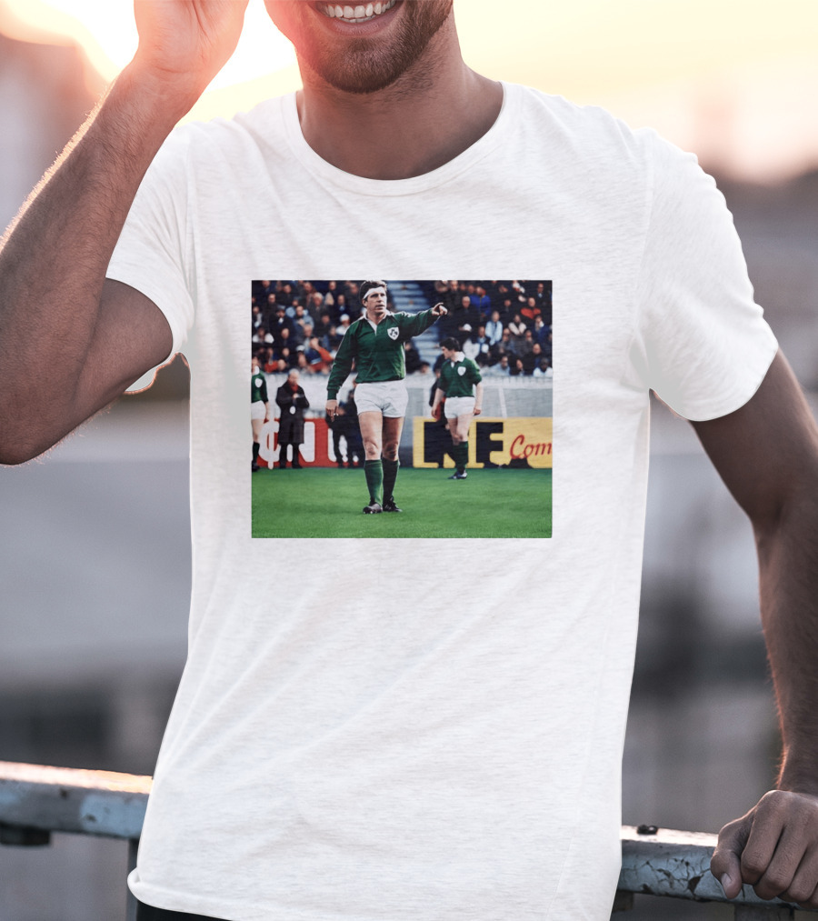 Irish Rugby Mourns Fergus Slattery Former Ireland Captain And Lions Flanker T-Shirt
