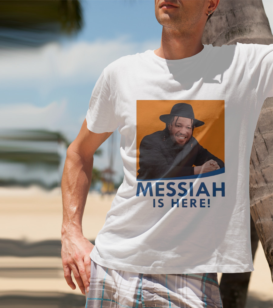 Jalen Brunson Nissim Black New York Knicks Messiah Is Here T-Shirt