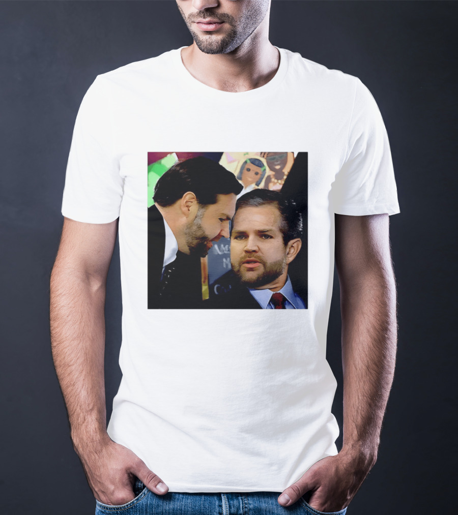JD Vance And Jerry Falwell Jr Whispering In The American T-Shirt