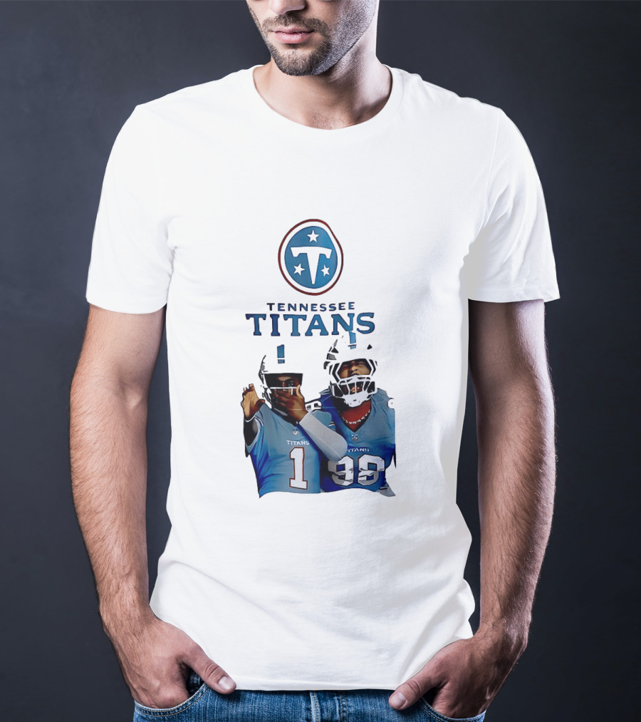 Tennessee Titans Step Brothers Kyler Murray Jeffery Simmons T-Shirt