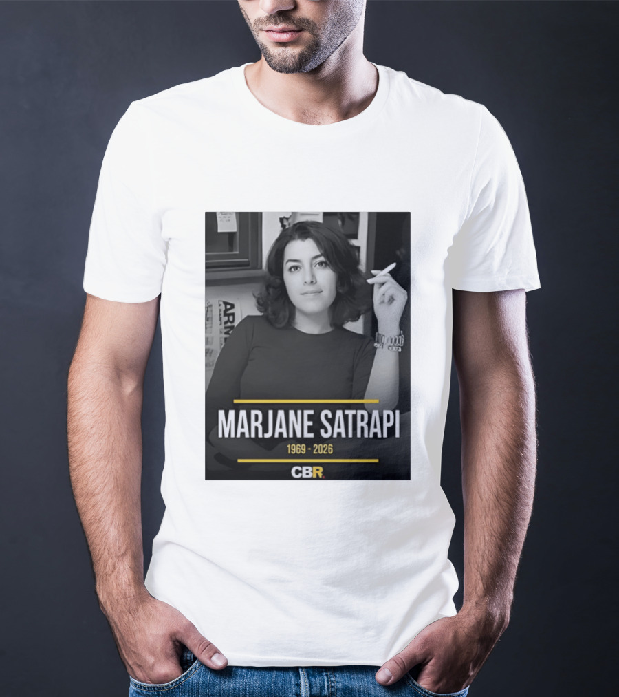 Marjane Satrapi 1969 2026 CBR Memorial T-Shirt