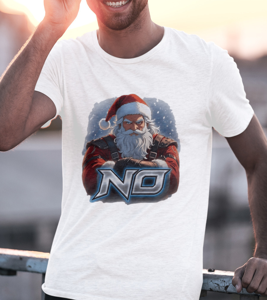 Santa Claus No Christmas Holiday Seasonal T-Shirt