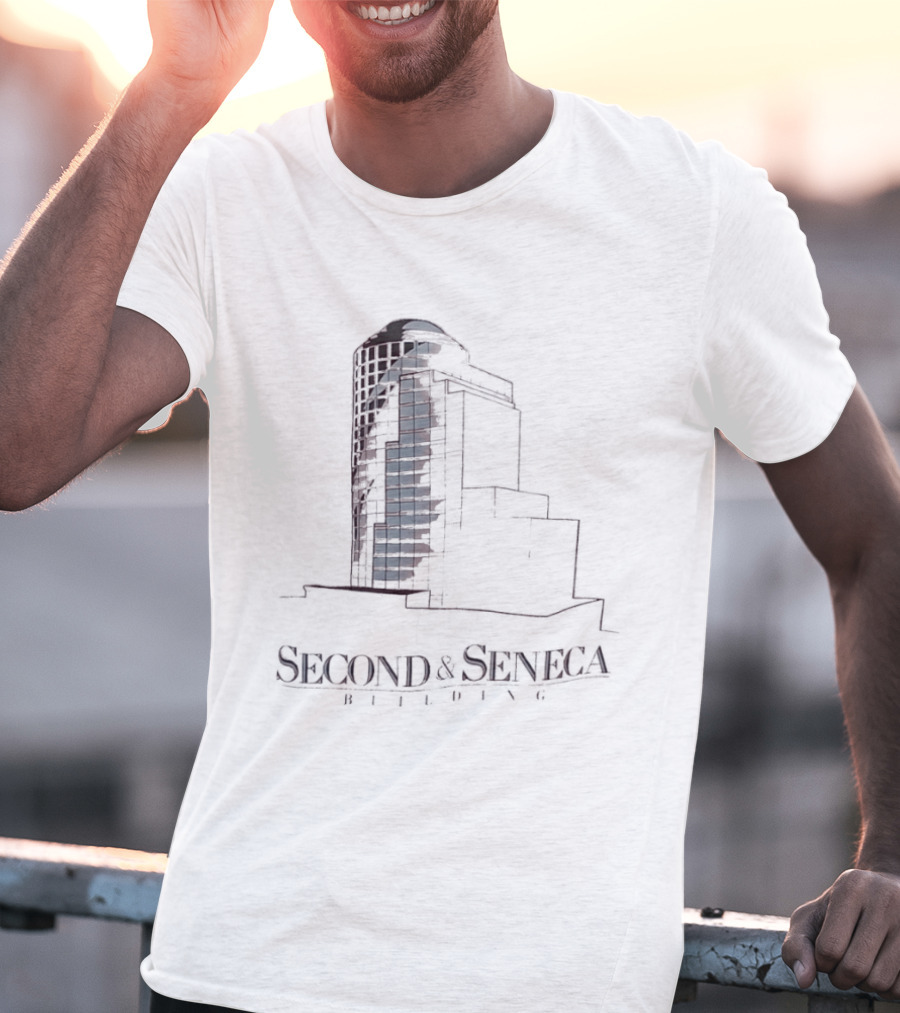 Second And Seneca Seattle Building Architectural Landmark T-Shirt