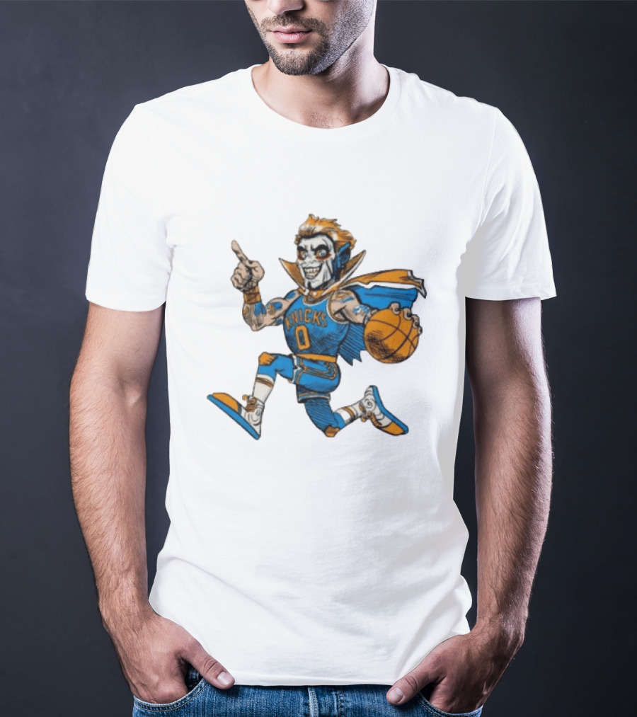 New York Knicks Danhausen Basketball Player T-Shirt