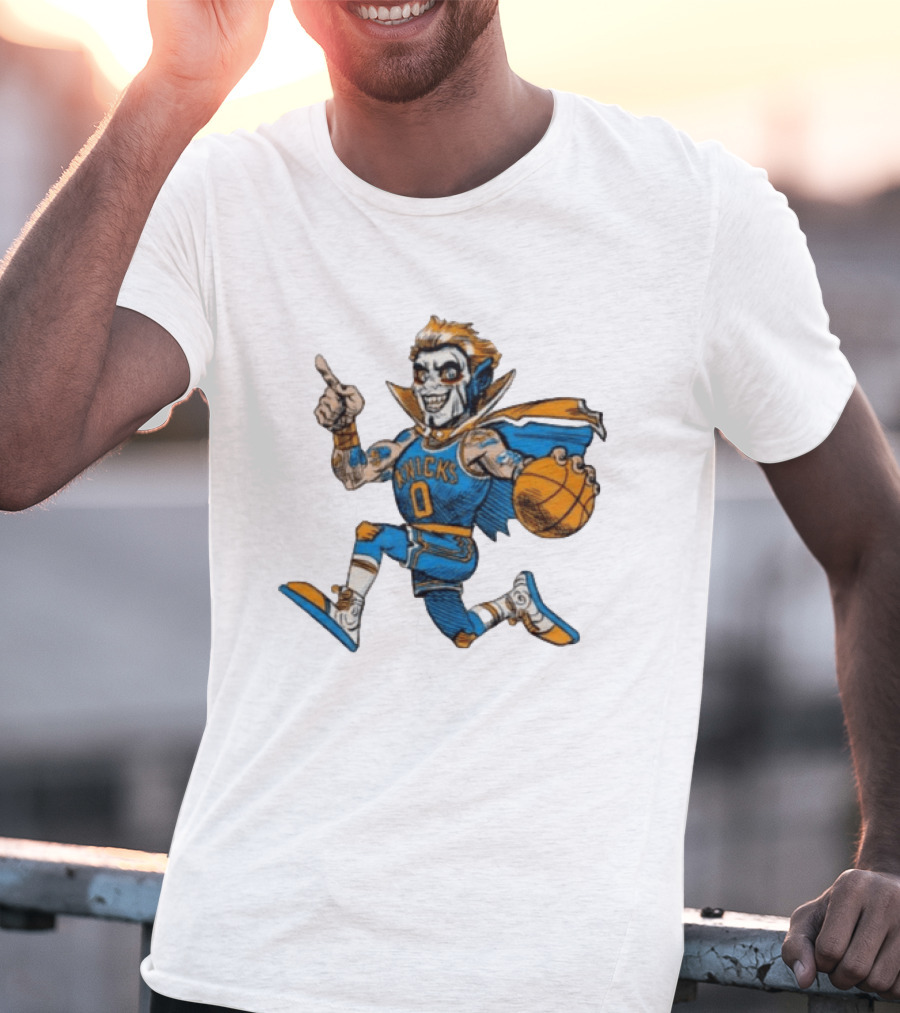 New York Knicks Danhausen Basketball Player T-Shirt
