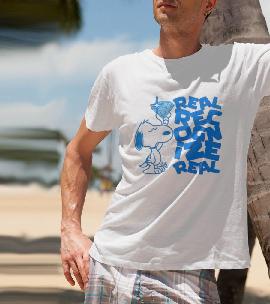 Snoopy Peanuts Real Recognize Real Diamond T-Shirt