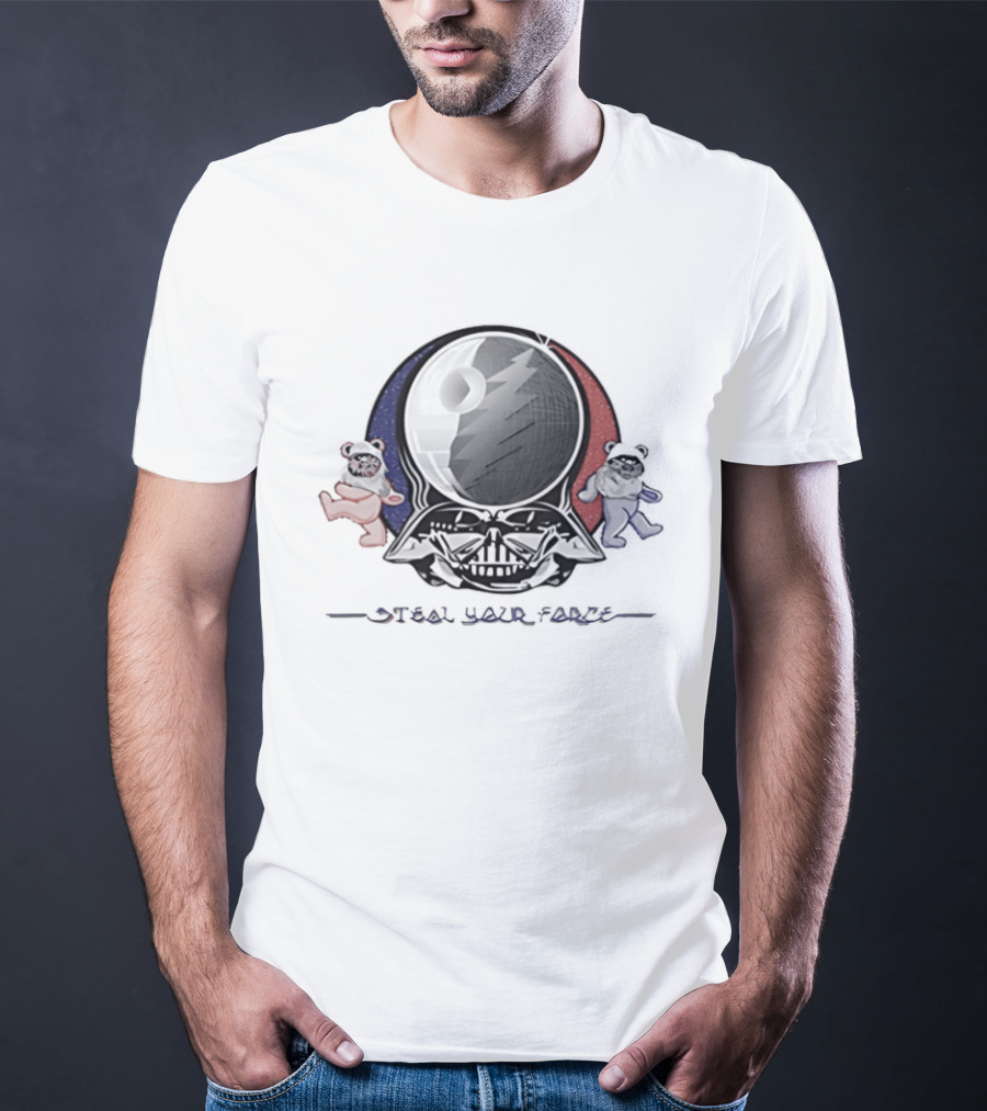 Steal Your Face Grateful Dead Dancing Bears Darth Vader T-Shirt