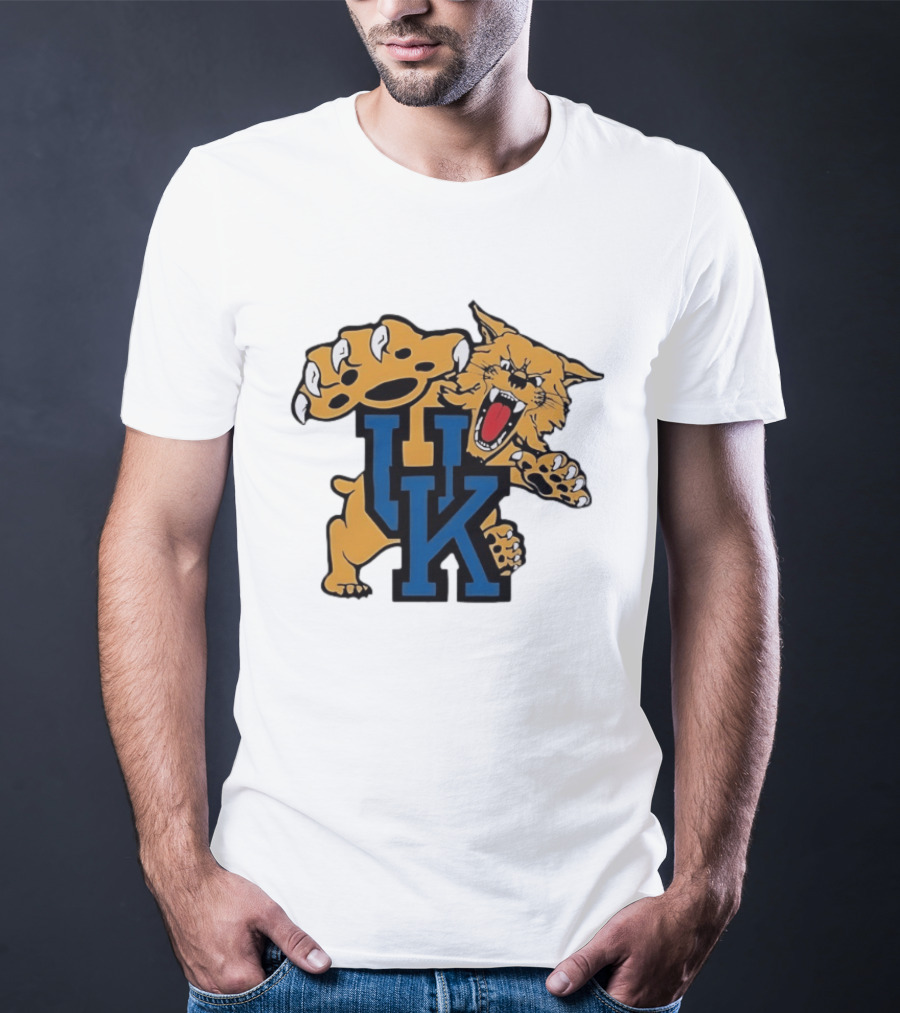 University Of Kentucky Wildcats UK Claw Mascot Sports Team T-Shirt