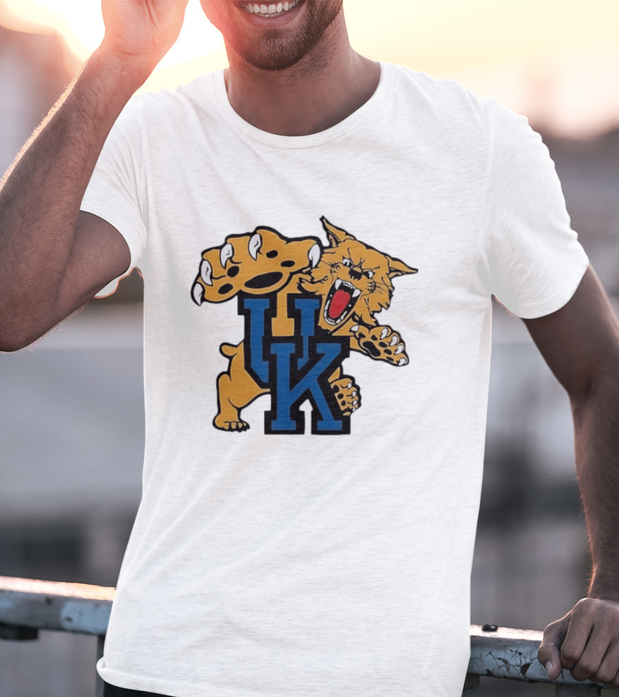 University Of Kentucky Wildcats UK Claw Mascot Sports Team T-Shirt