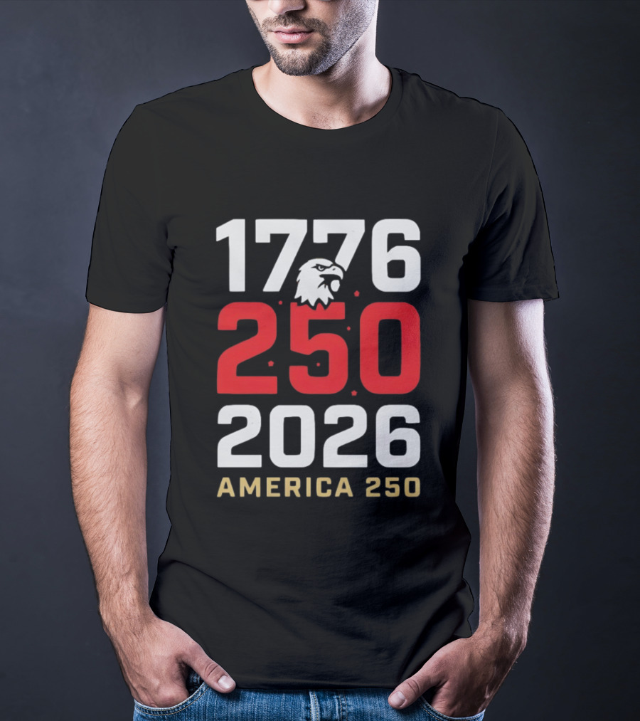 1776 2026 America 250 Eagle Celebration T-Shirt