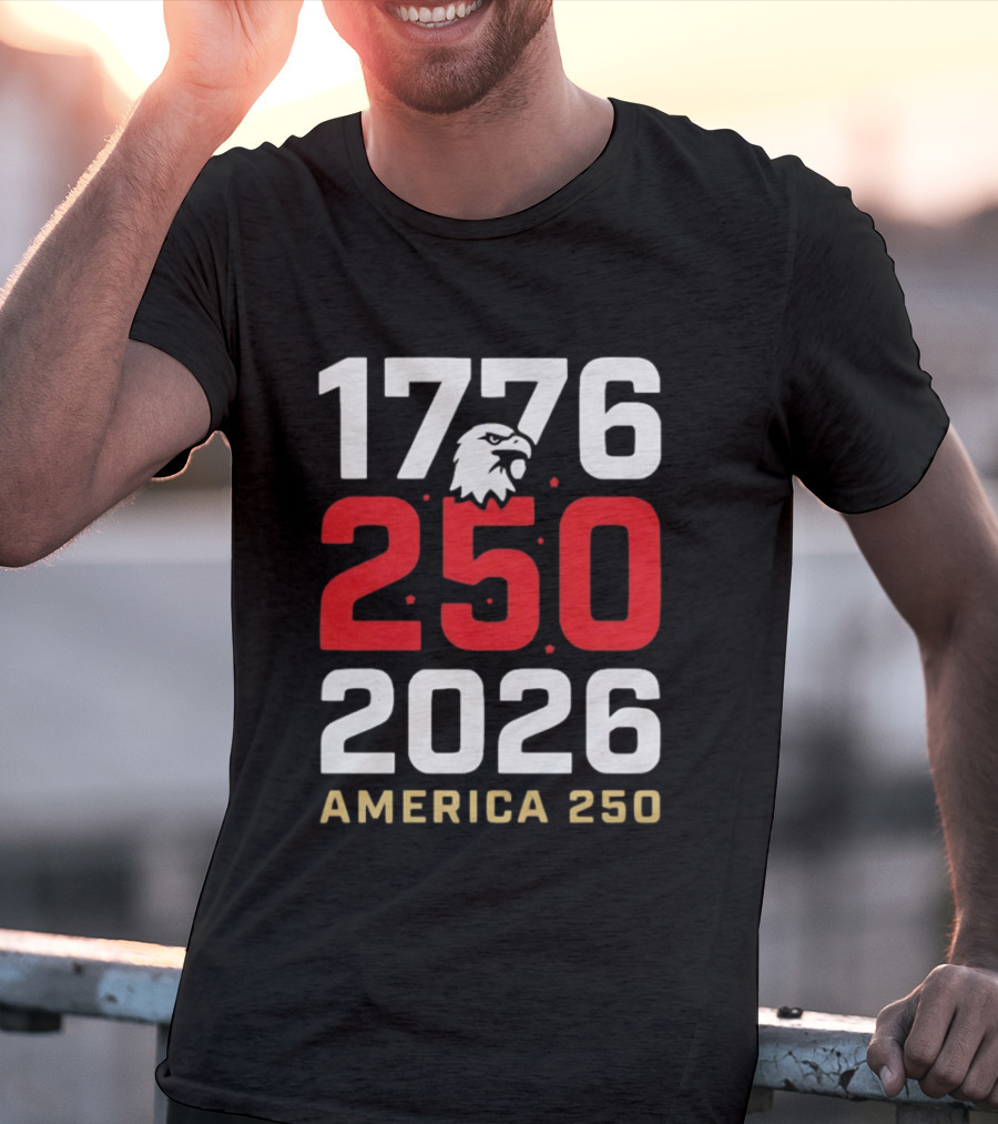 1776 2026 America 250 Eagle Celebration T-Shirt