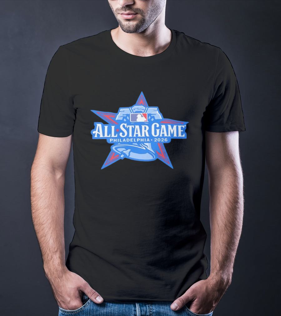 All Star Game Philadelphia 2026 MLB Liberty Bell Baseball T-Shirt