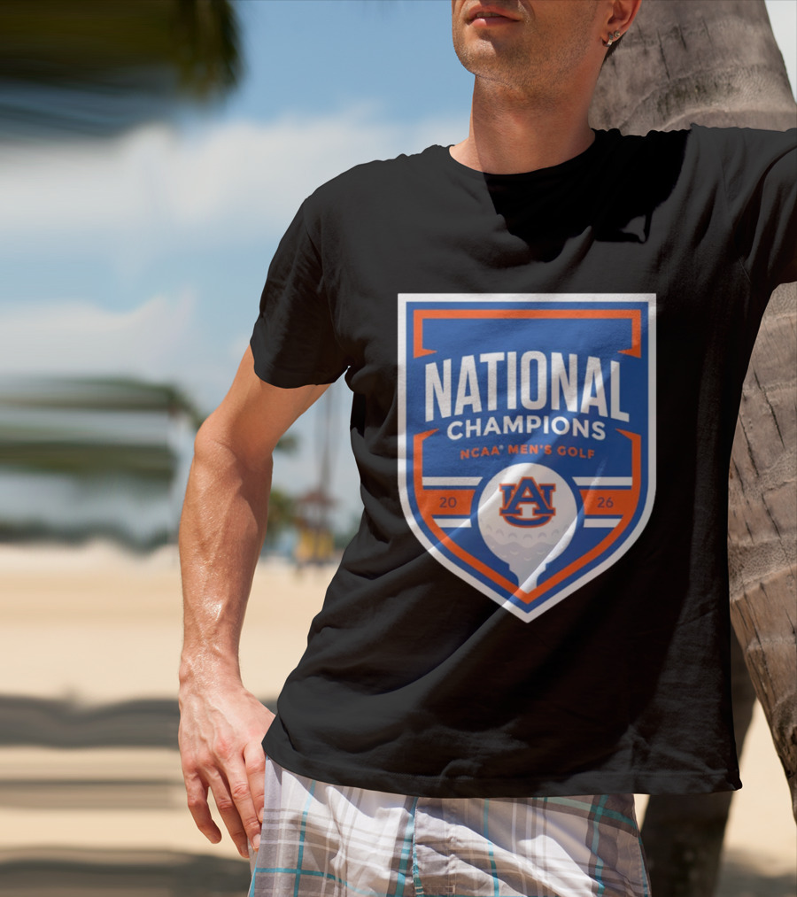 Auburn Tigers National Champions 2026 NCAA Men's Golf T-Shirt
