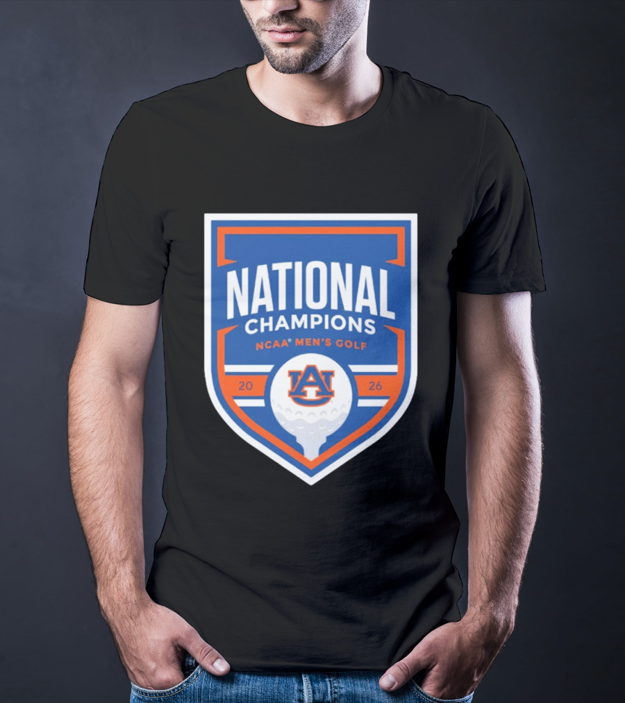Auburn Tigers National Champions 2026 NCAA Men's Golf T-Shirt
