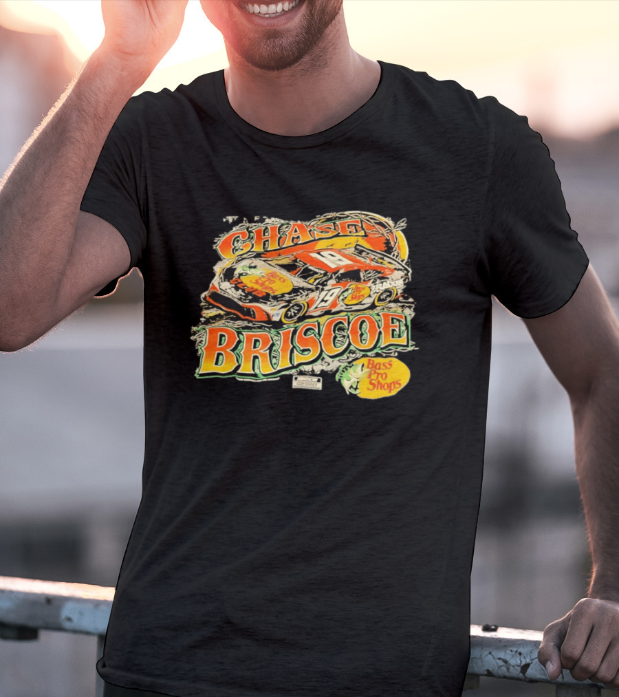 Chase Briscoe 19 Bass Pro Shops NASCAR Cup Series Racing T-Shirt