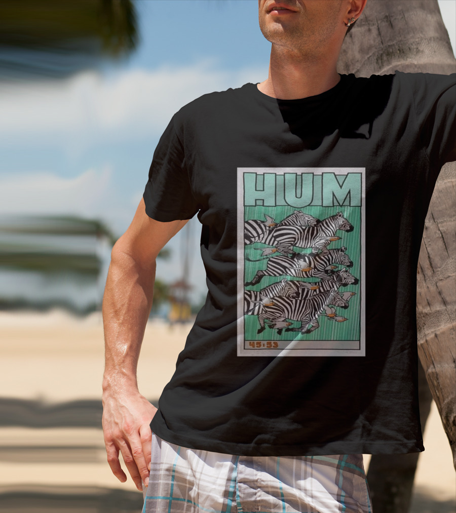 Hum Band Tour 2026 Concert Zebras 45:53 T-Shirt
