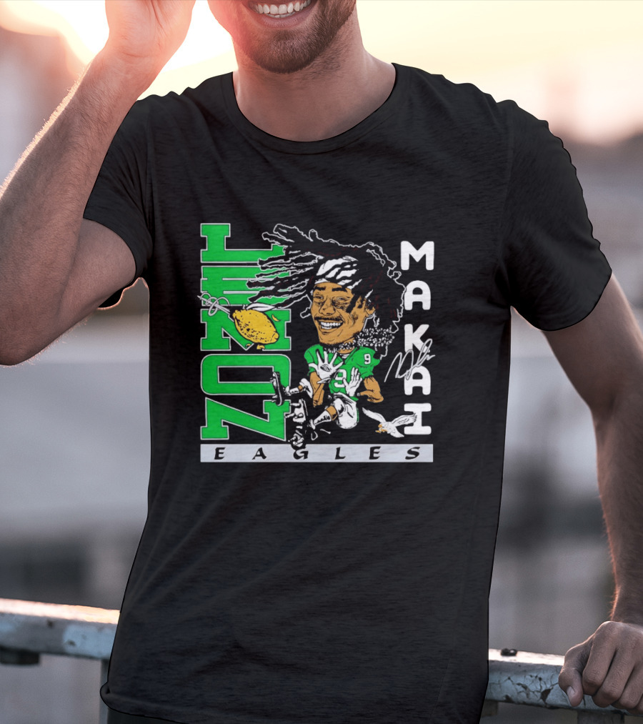 Lemon Zone Makai Eagles Jalen Hurts Philadelphia T-Shirt