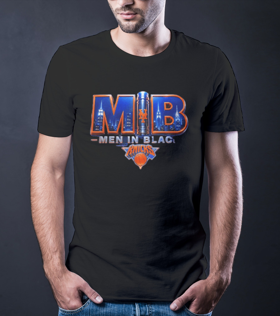 MIB Men In Black New York Knicks T-Shirt