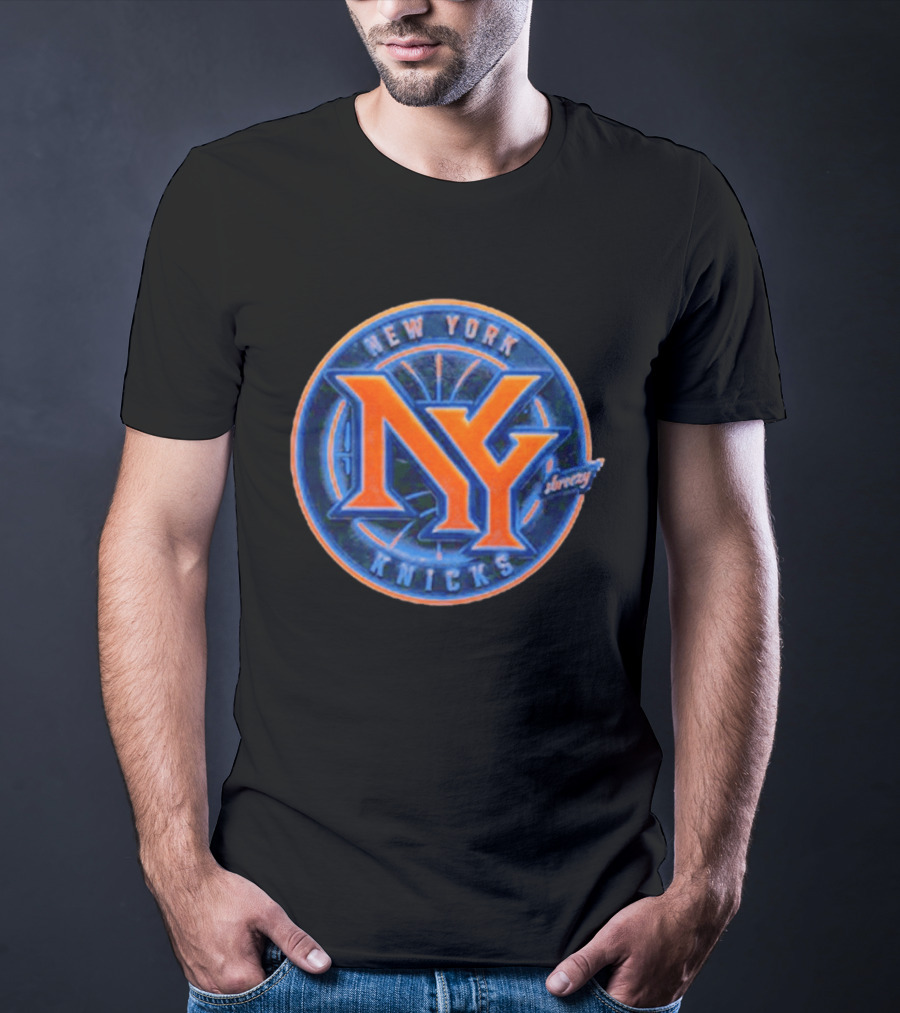 New York Knicks NY Jersey Team Stylized T-Shirt