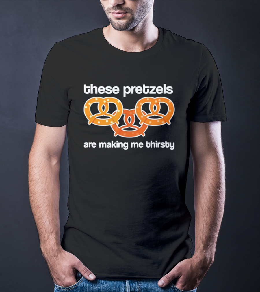 Seinfeld These Pretzels Are Making Me Thirsty Olympic Rings Comedy Show T-Shirt