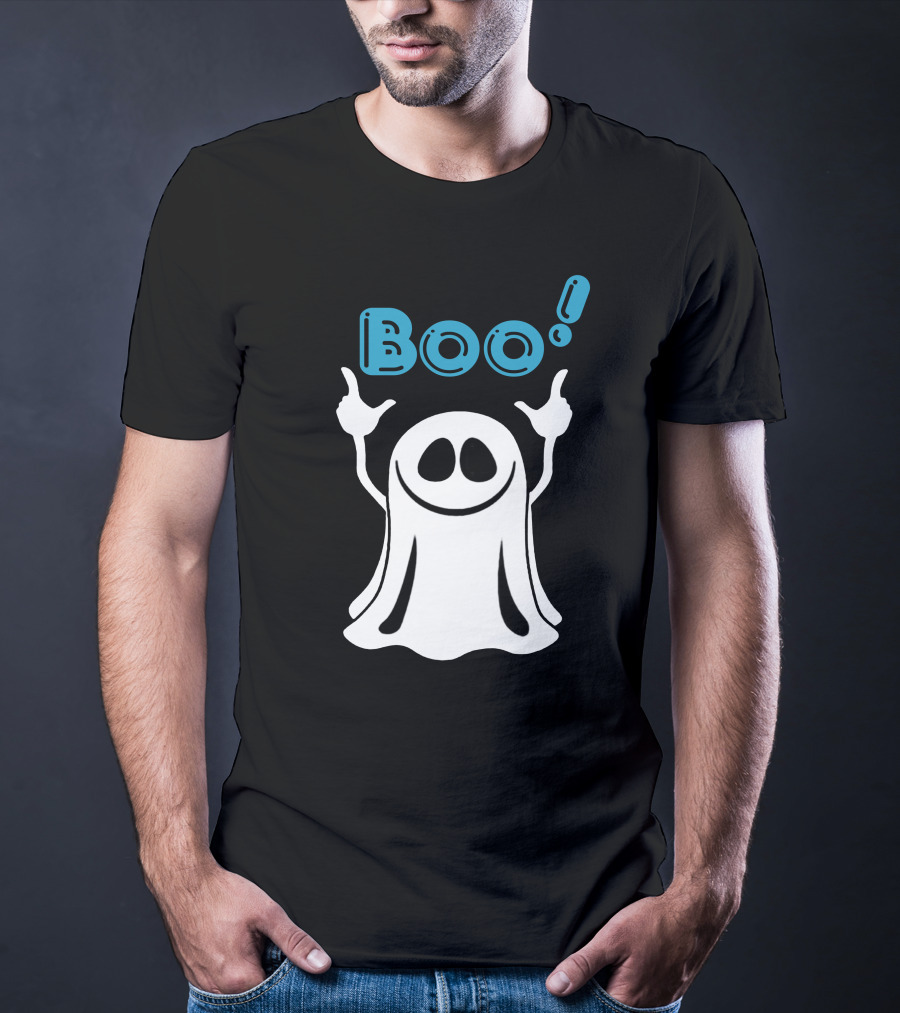 Boo Ghost Spooky Halloween Fun T-Shirt