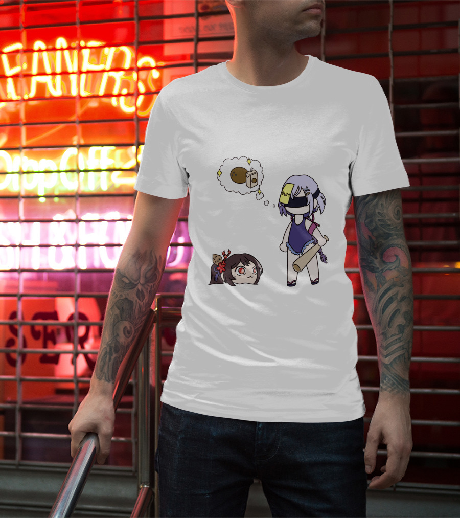 Qiqi Dumpling Vision With Hutao Adorable Interaction T-Shirt