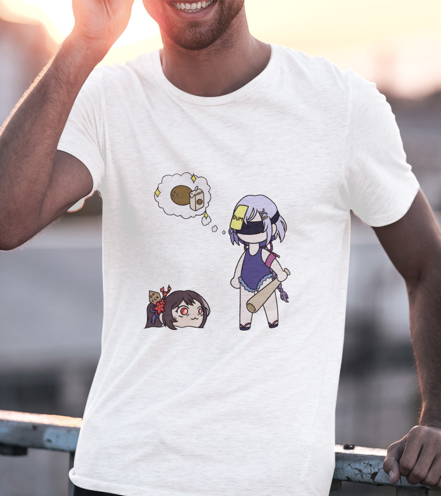 Qiqi Dumpling Vision With Hutao Adorable Interaction T-Shirt