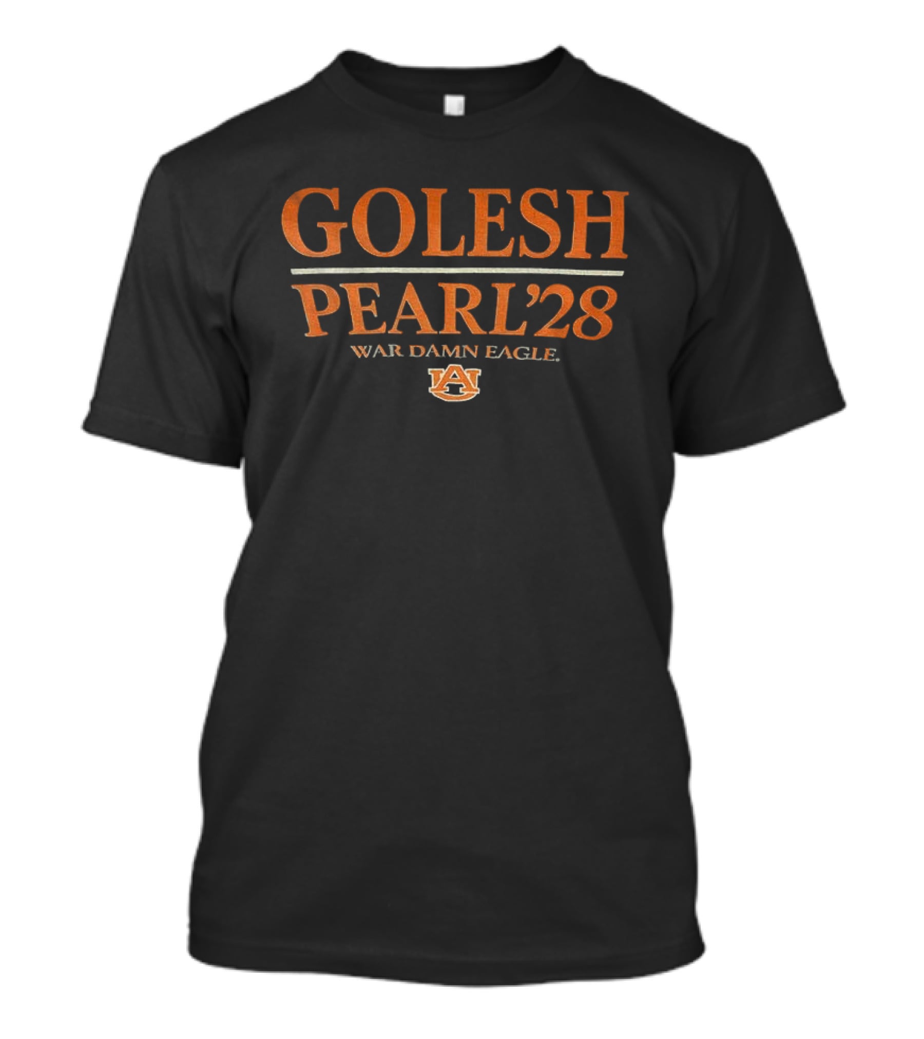 Golesh Pearl 2028 War Damn Eagle Auburn Tigers T-Shirt